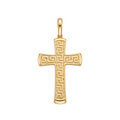 18K Yellow Gold Cross Pendant