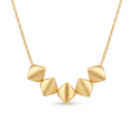 18K Yellow Gold Satin Chain Necklace