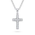 Diamond White Gold Cross Necklace