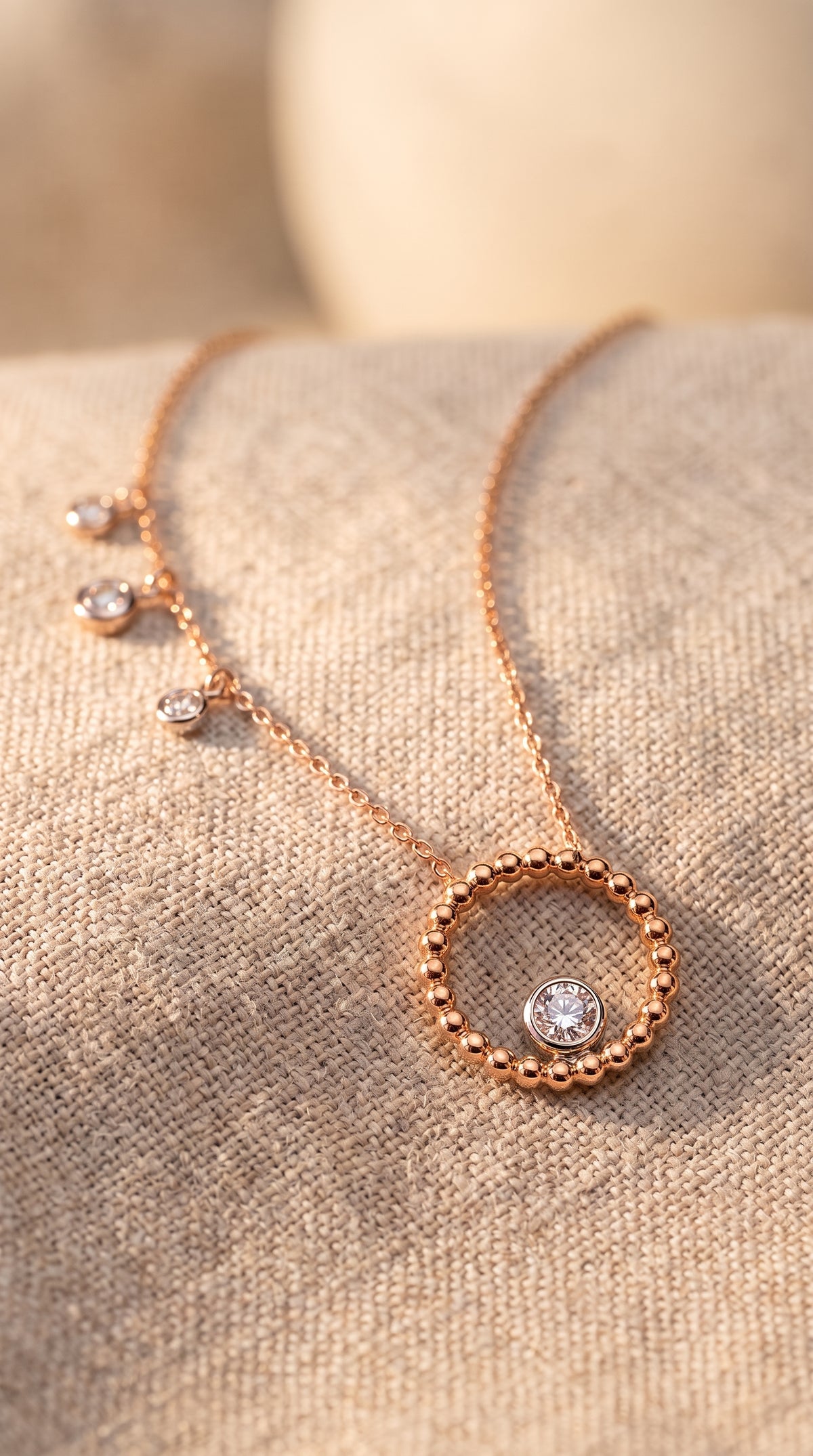Diamond Two Tone Gold Necklace