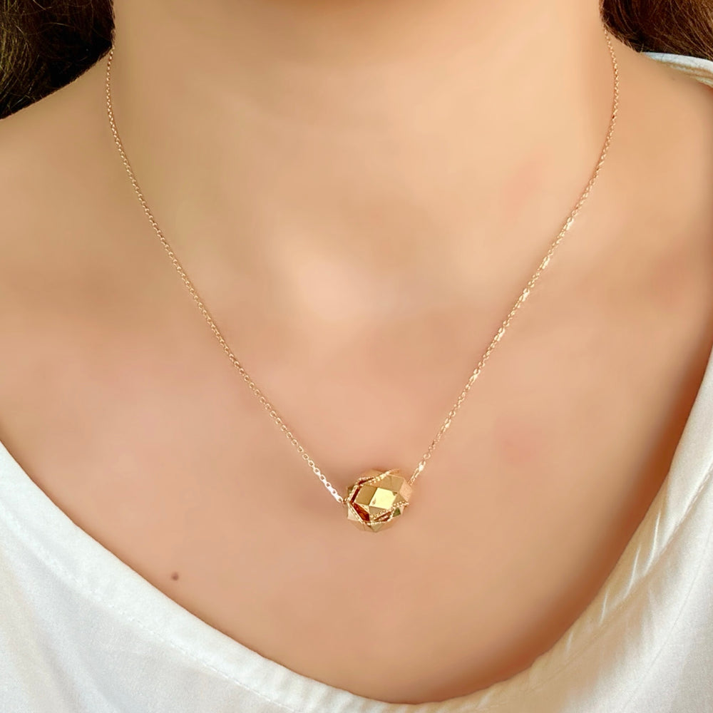 18K Gold Charm Chain Necklace