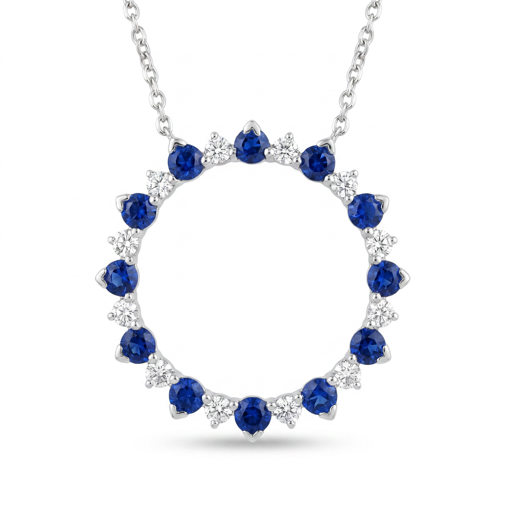 Diamond White Gold Necklace