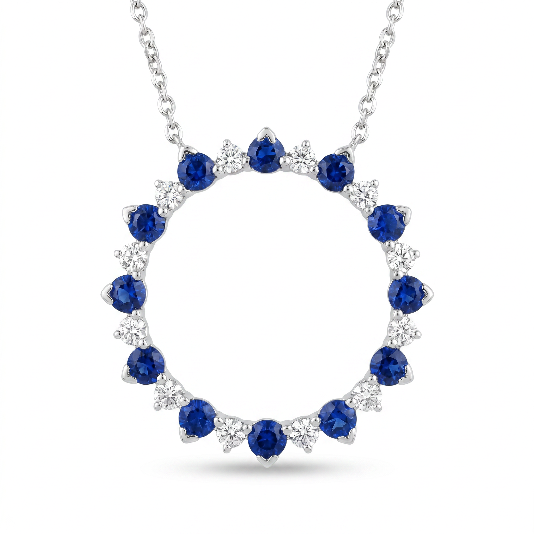 Diamond White Gold Necklace