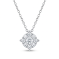Diamond White Gold Necklace