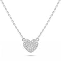 Diamond White Gold Heart Necklace