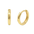 18K Yellow Gold Hoop Earrings