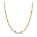 18K Two Tone Gold Necklace