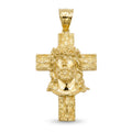 18K Yellow Gold Cross Pendant