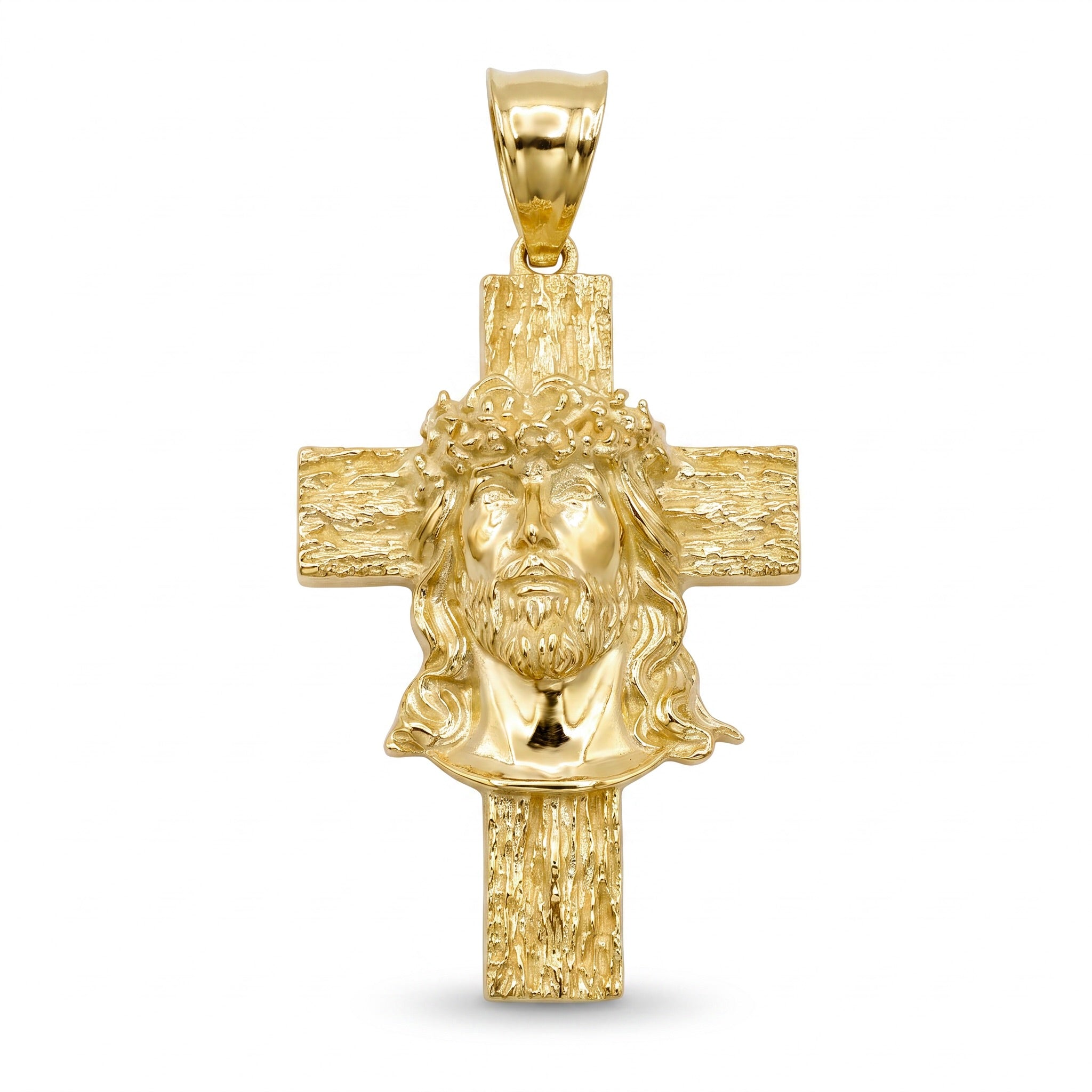 18K Yellow Gold Cross Pendant