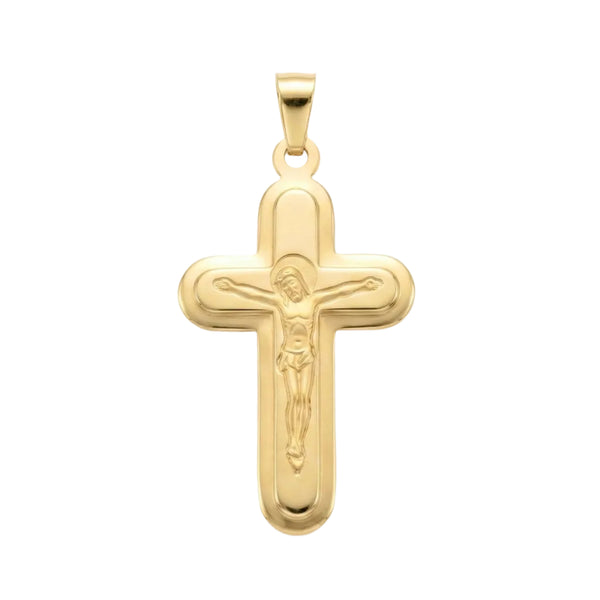 18K Yellow Gold Cross Pendant