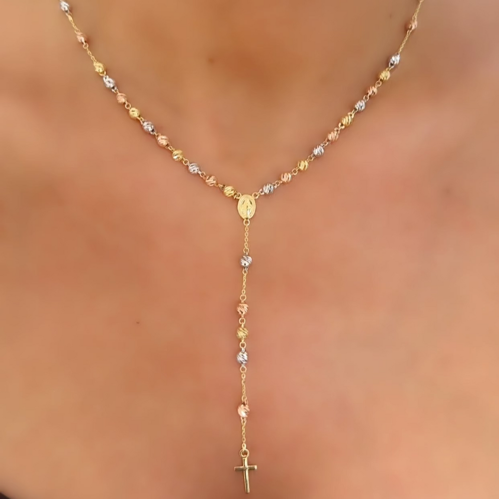 18K Gold Rosary