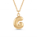 18K Yellow Gold Letter G Chain Necklace