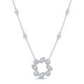 Diamond White Gold Necklace