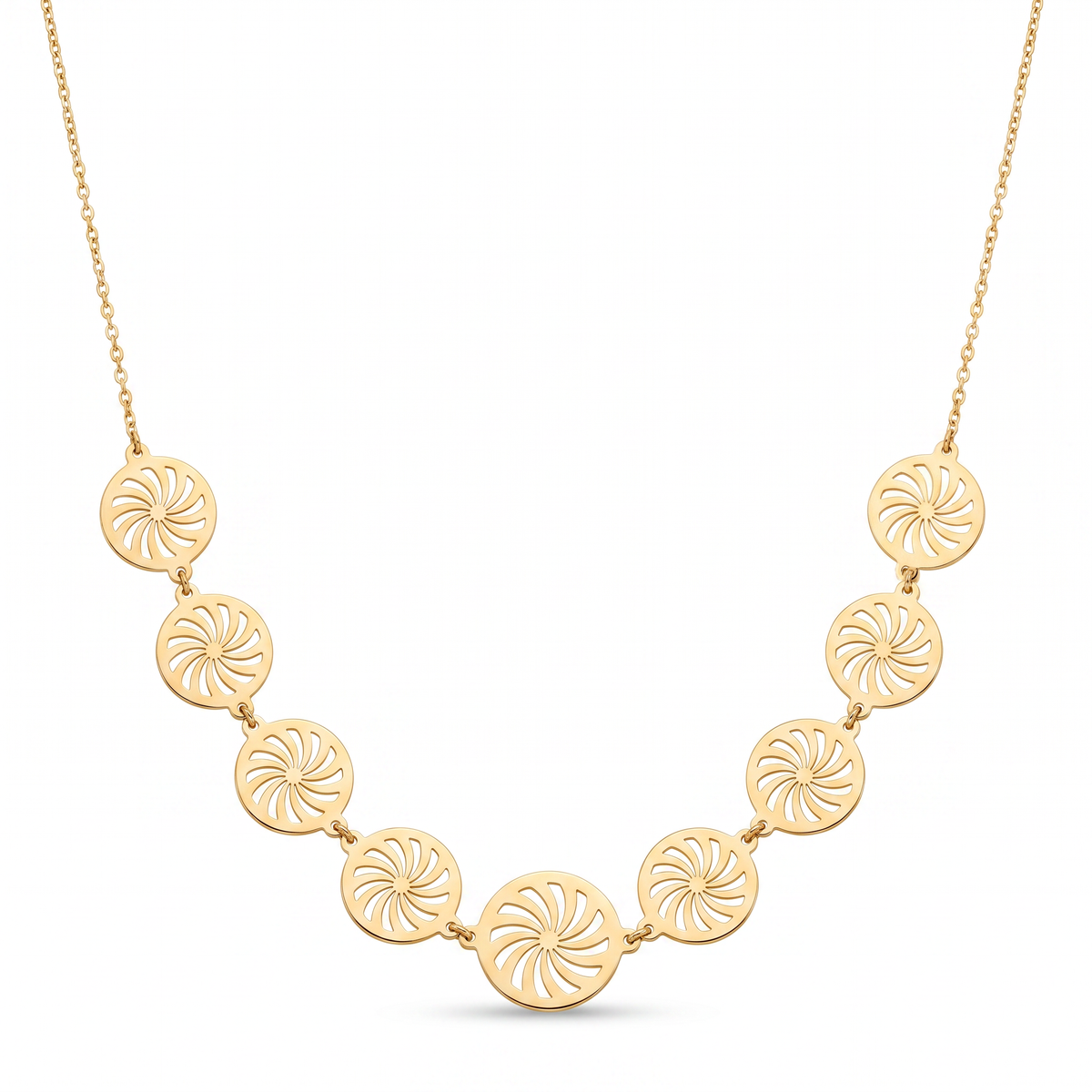 18K Yellow Gold Borjgali Necklace