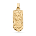 18K Yellow Gold St. Mary Icon Pendant