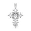 Diamond White Gold Cross Pendant