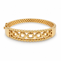 18K Yellow Gold Bangle Bracelet