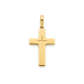 18K Yellow Gold Cross Pendant