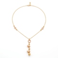 18K Two Tone Gold Necklace