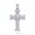 Diamond White Gold Cross Pendant