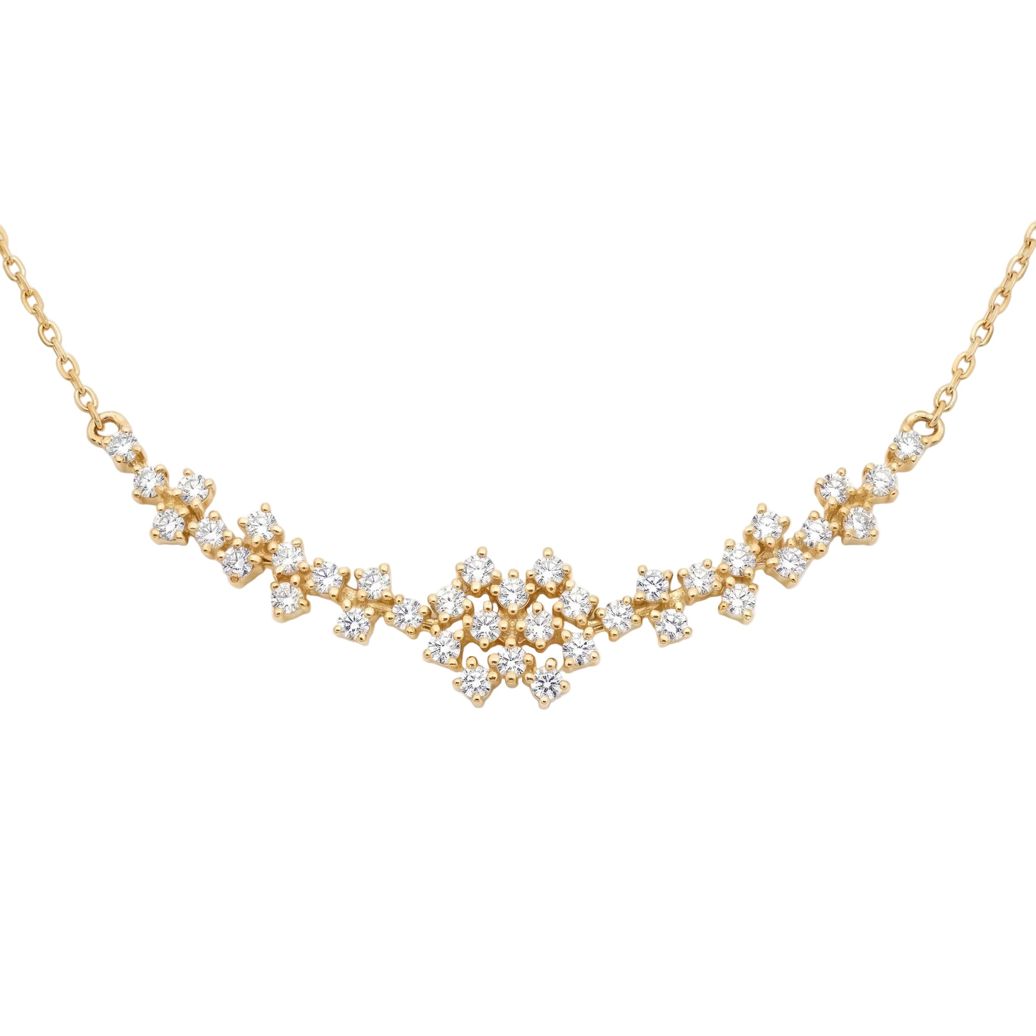 Diamond Yellow Gold Necklace
