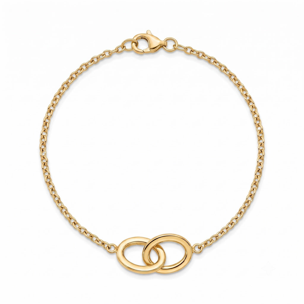 18K Yellow Gold Chain Bracelet