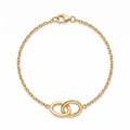 18K Yellow Gold Chain Bracelet