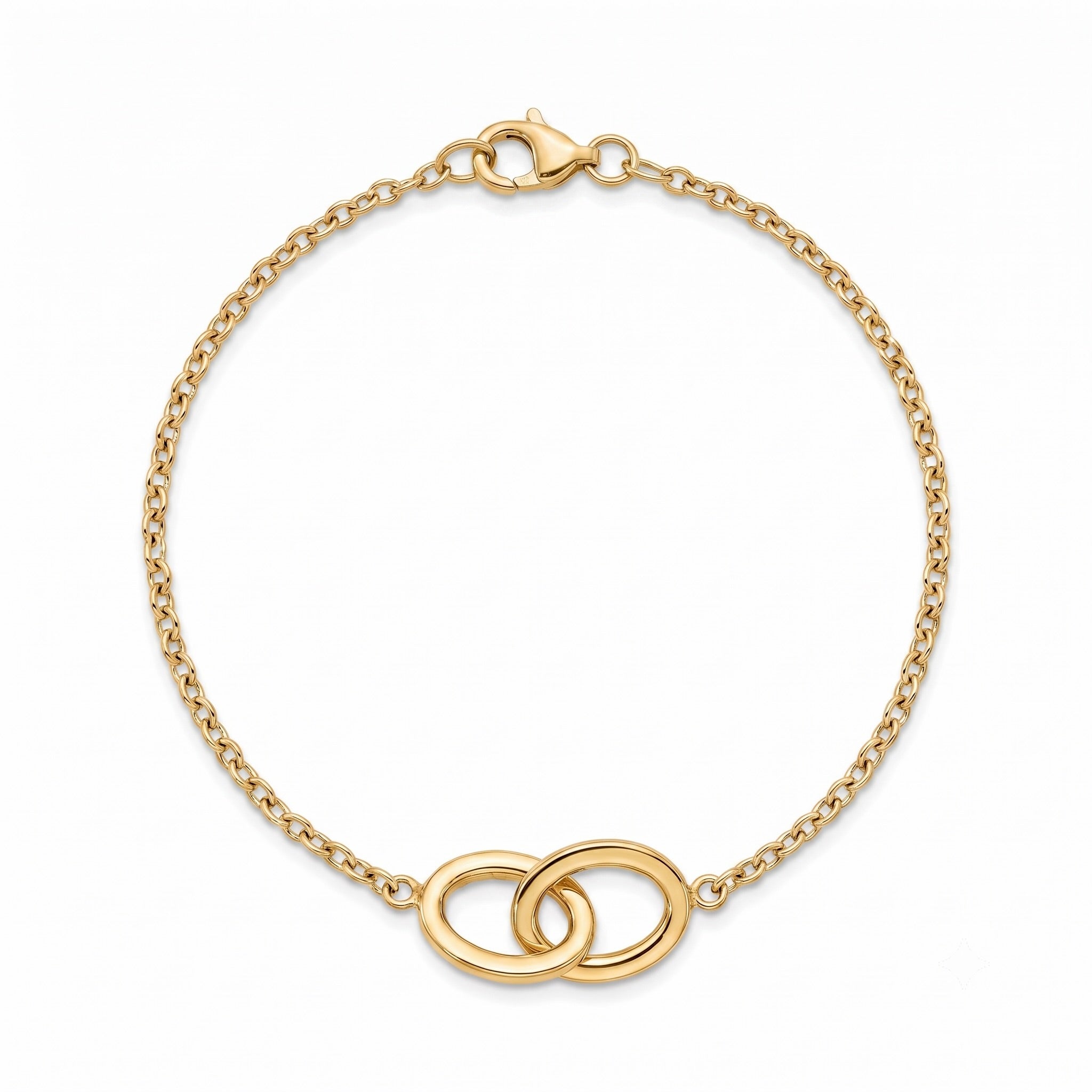 18K Yellow Gold Chain Bracelet