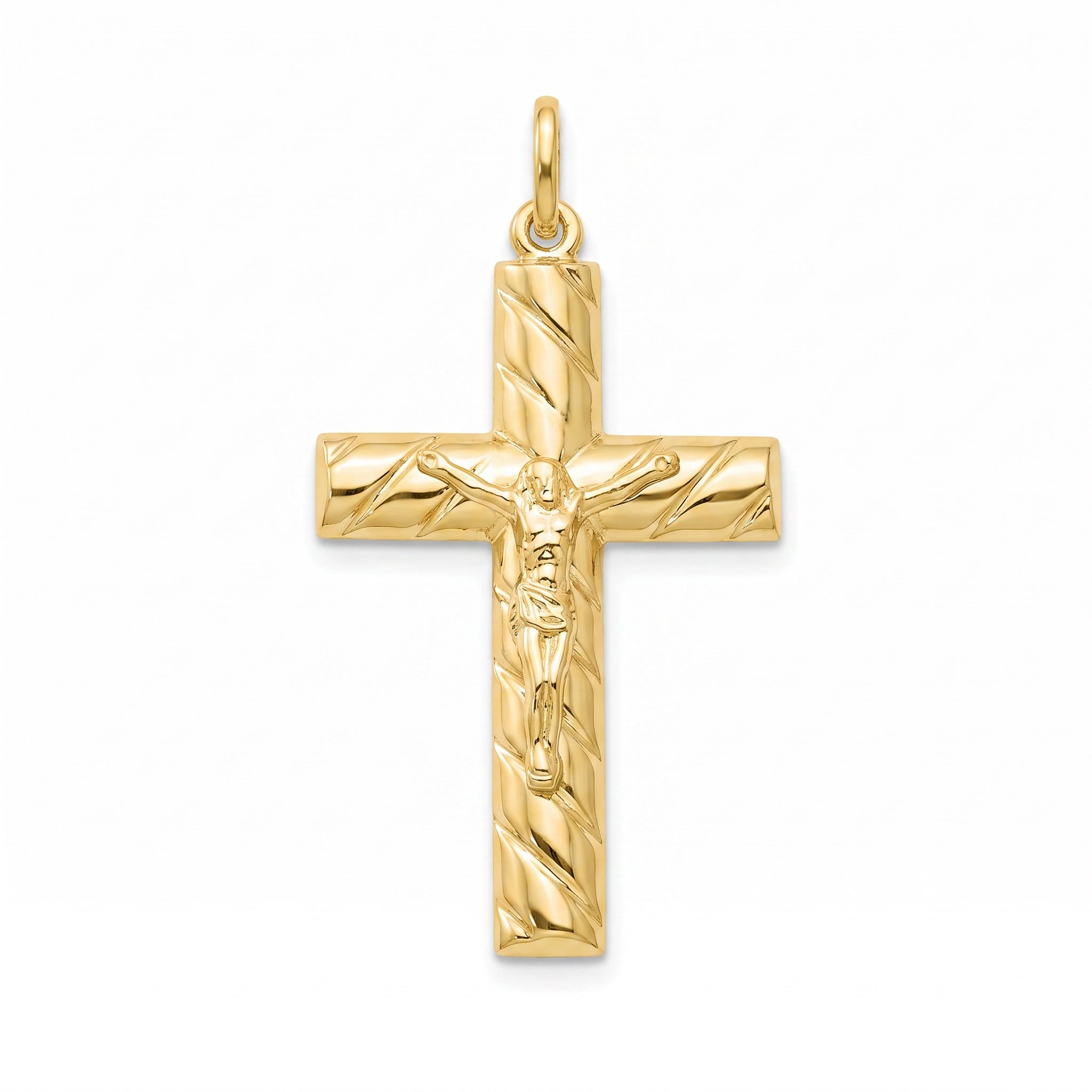 18K Yellow Gold Cross Pendant