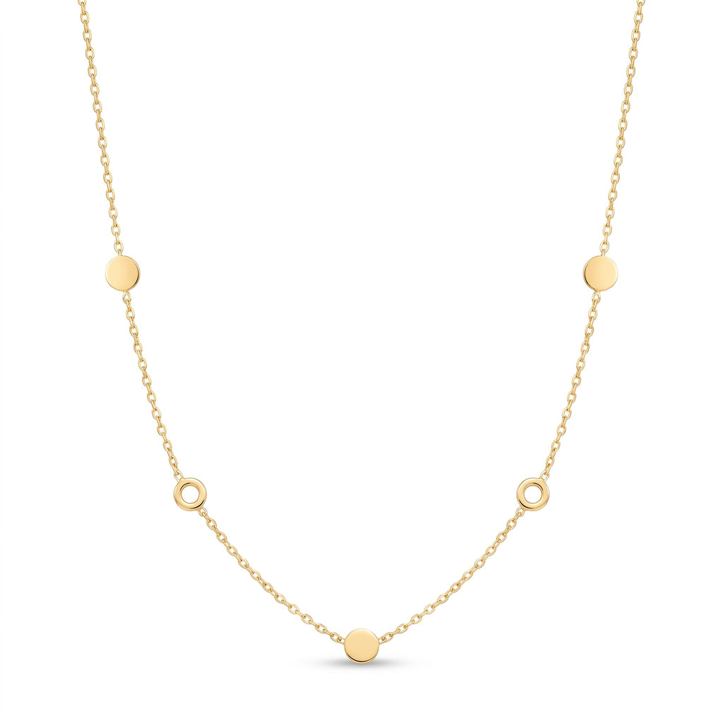 18K Yellow Gold Chain Necklace