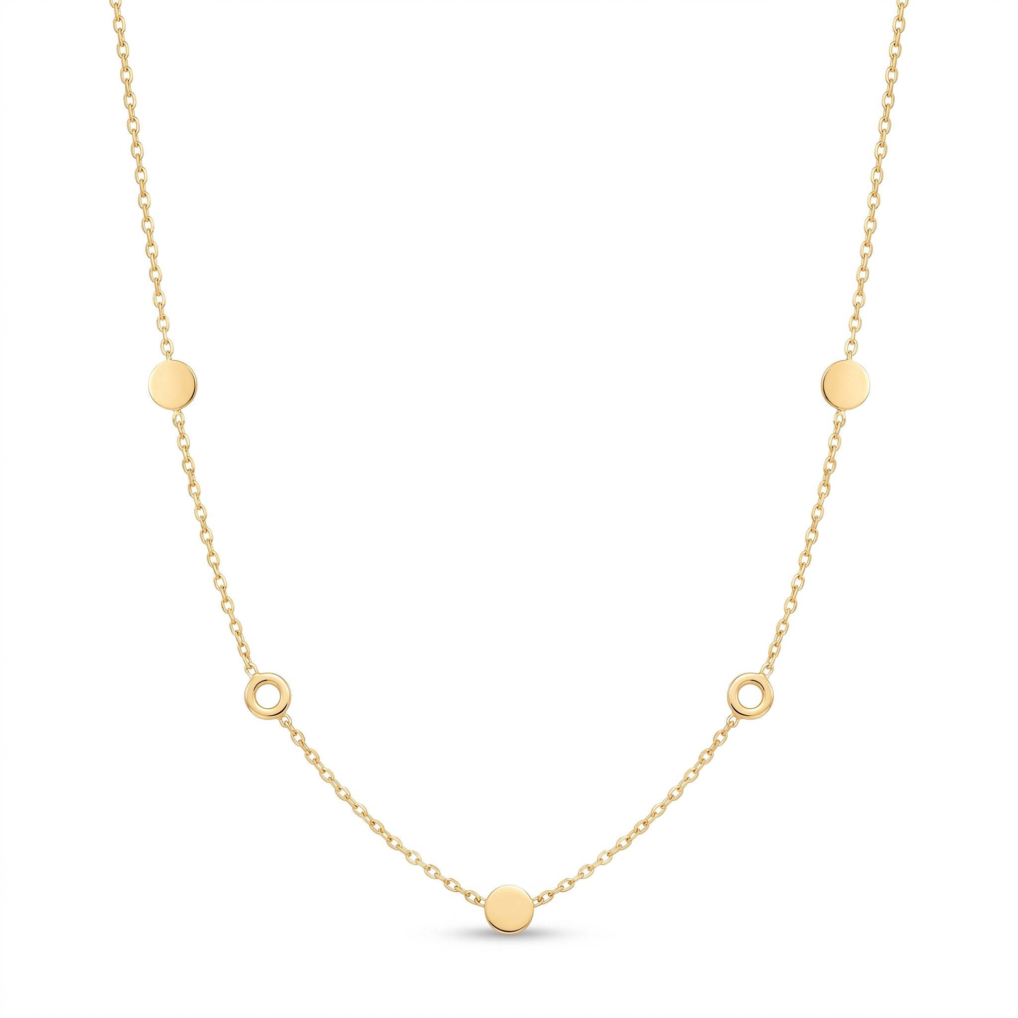 18K Yellow Gold Chain Necklace