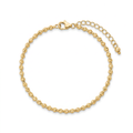 18K Yellow Gold Beaded Bracelet