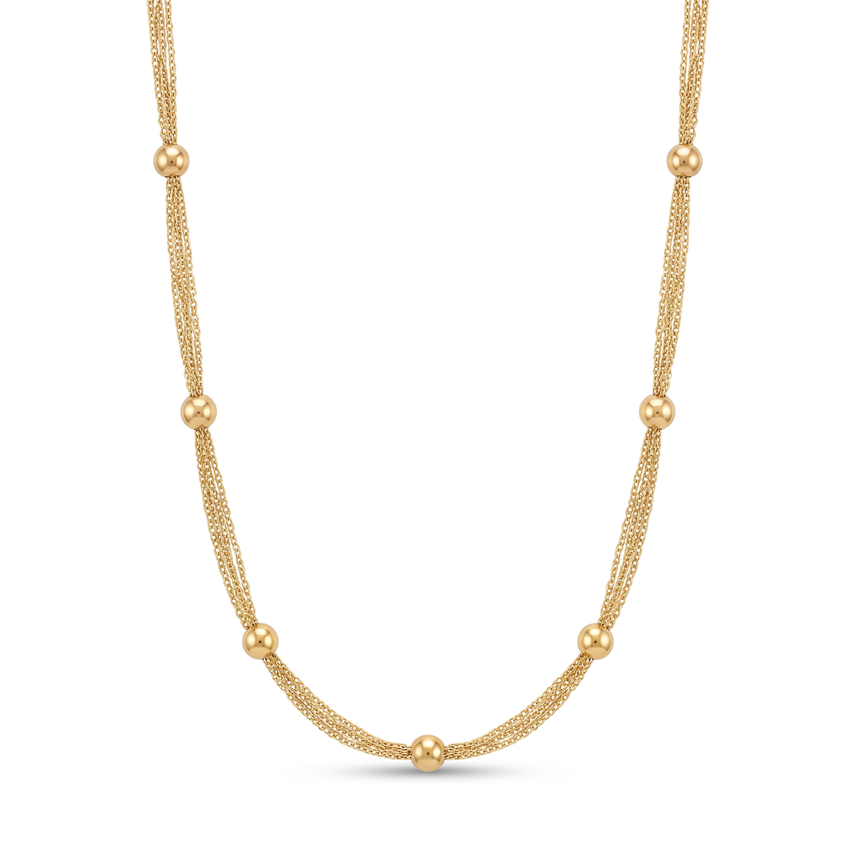 18K Yellow Gold Necklace