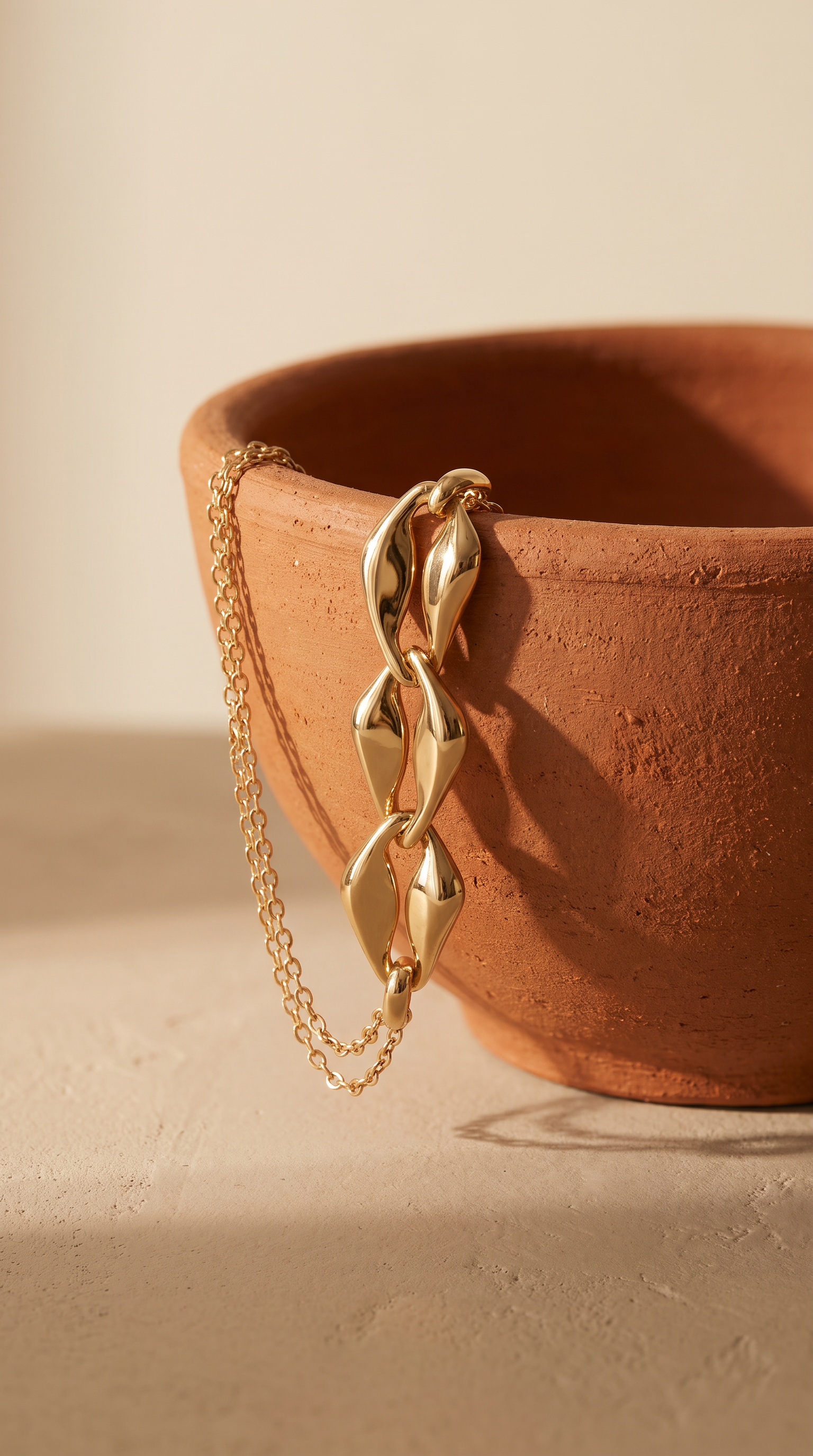 18K Yellow Gold Double Chain Bracelet