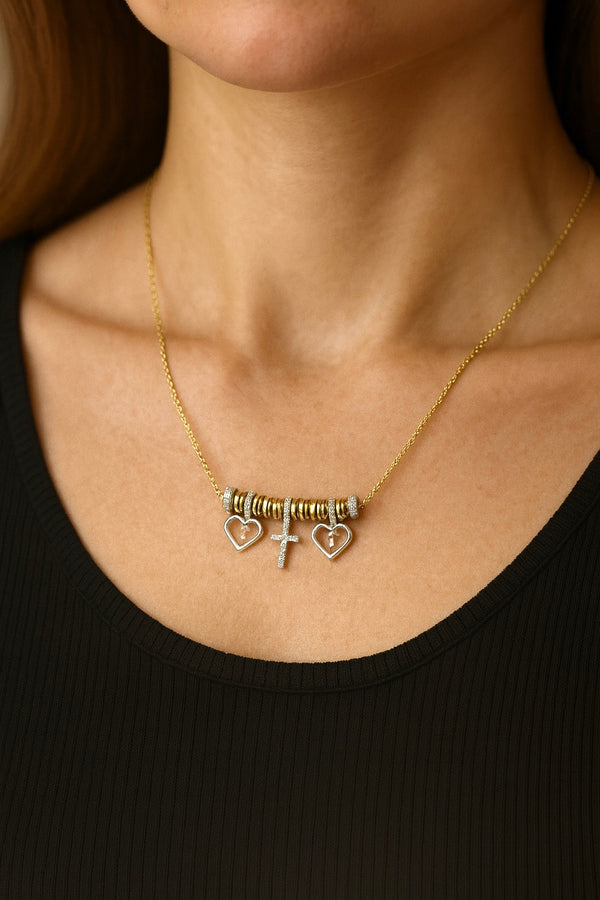 18K Gold Diamond Necklace