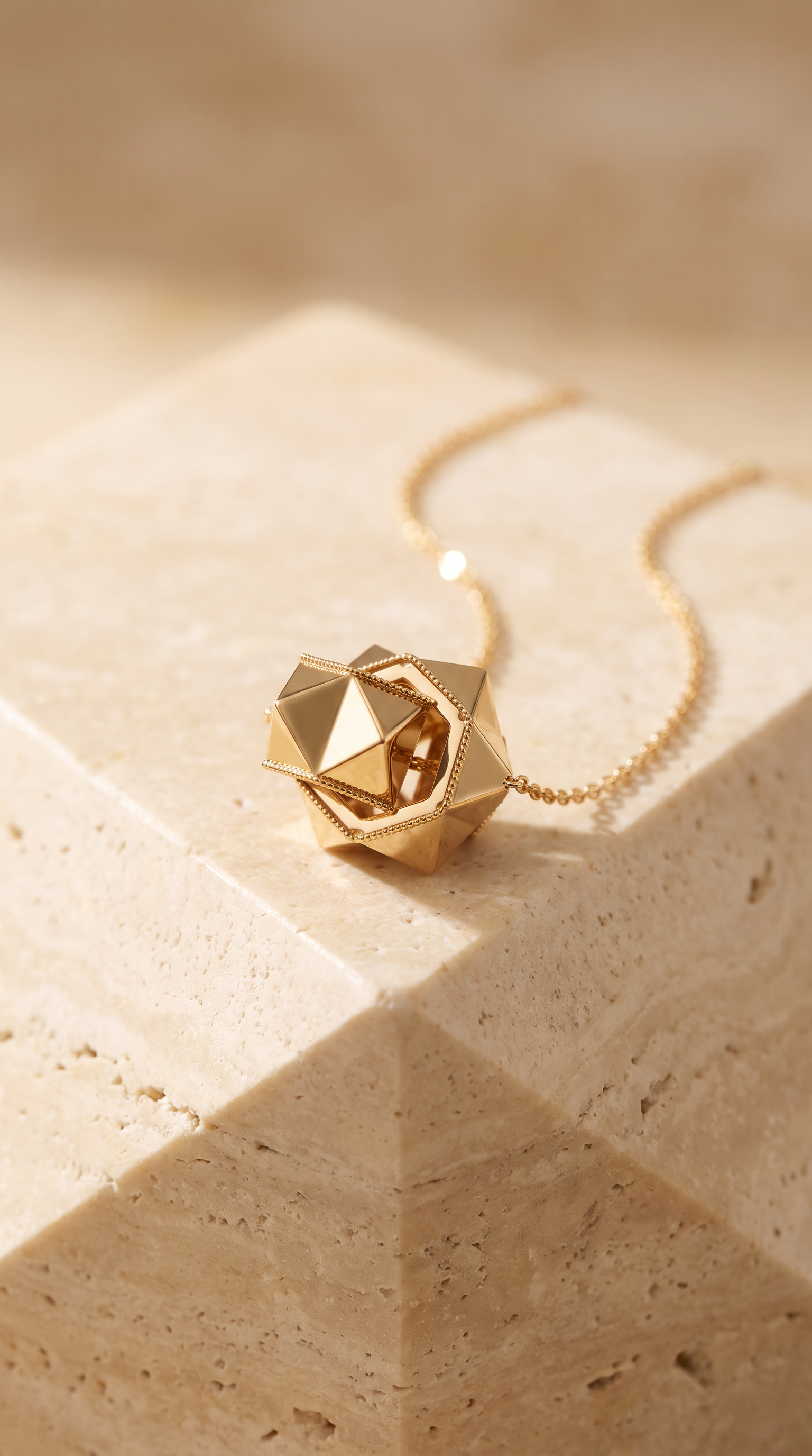 18K Yellow Gold Chain Necklace