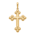 18K Yellow Gold Cross Pendant