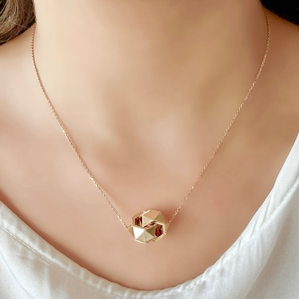 18K Gold Charm Chain Necklace