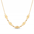 18K Yellow Gold Beaded Candy Necklace