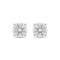Lab Diamond White Gold 0.85 ctw Stud Earrings
