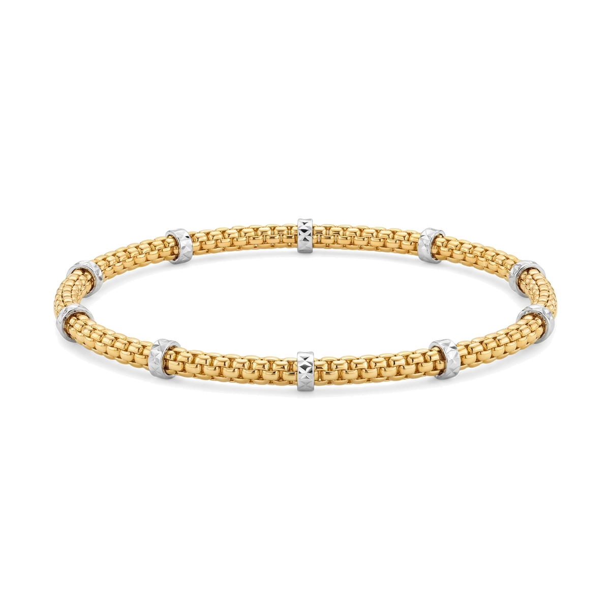 18K Gold Bangle Bracelet