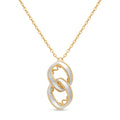 18K Two Tone Gold Necklace