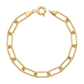 18K Yellow Gold Chain Bracelet