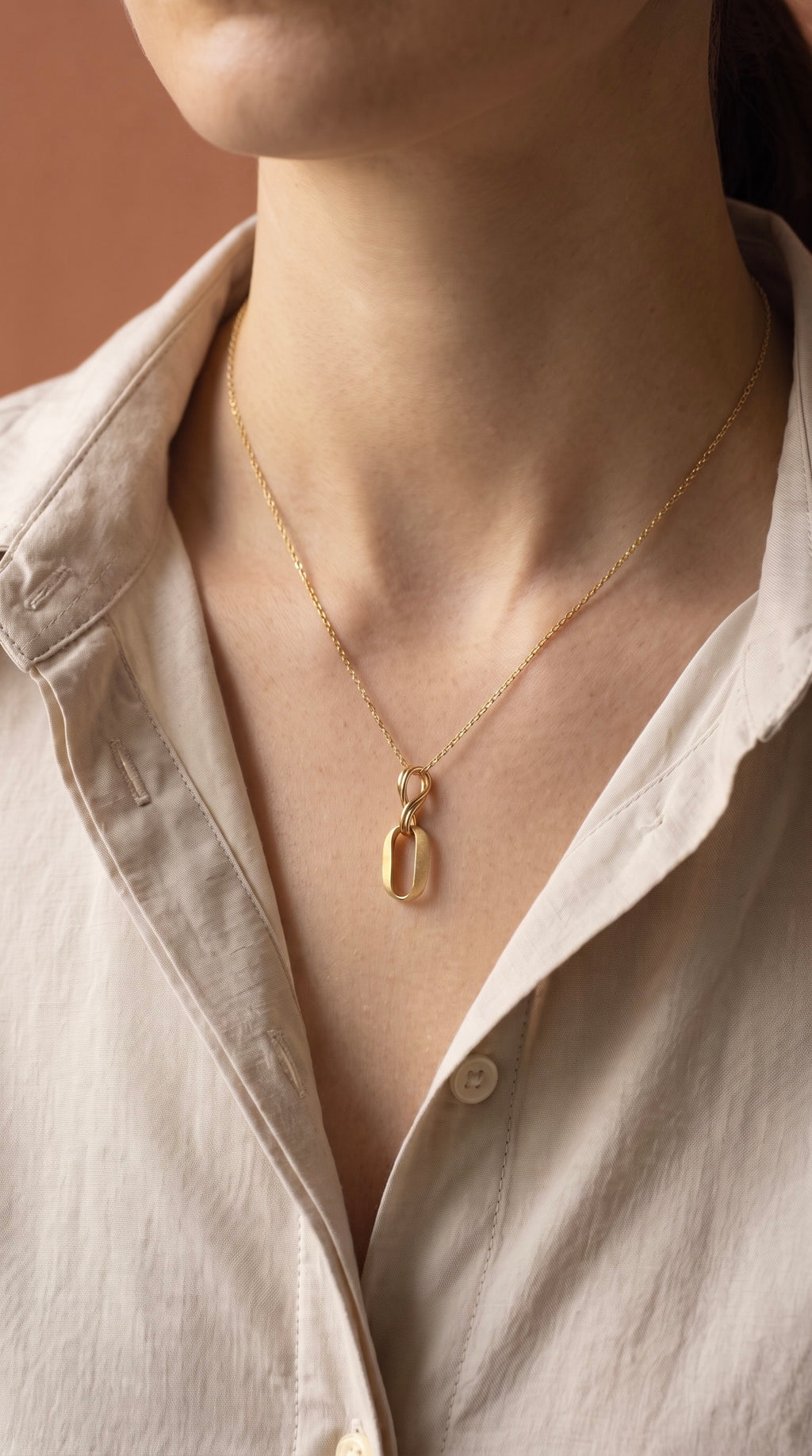 18K Yellow Gold Chain Necklace