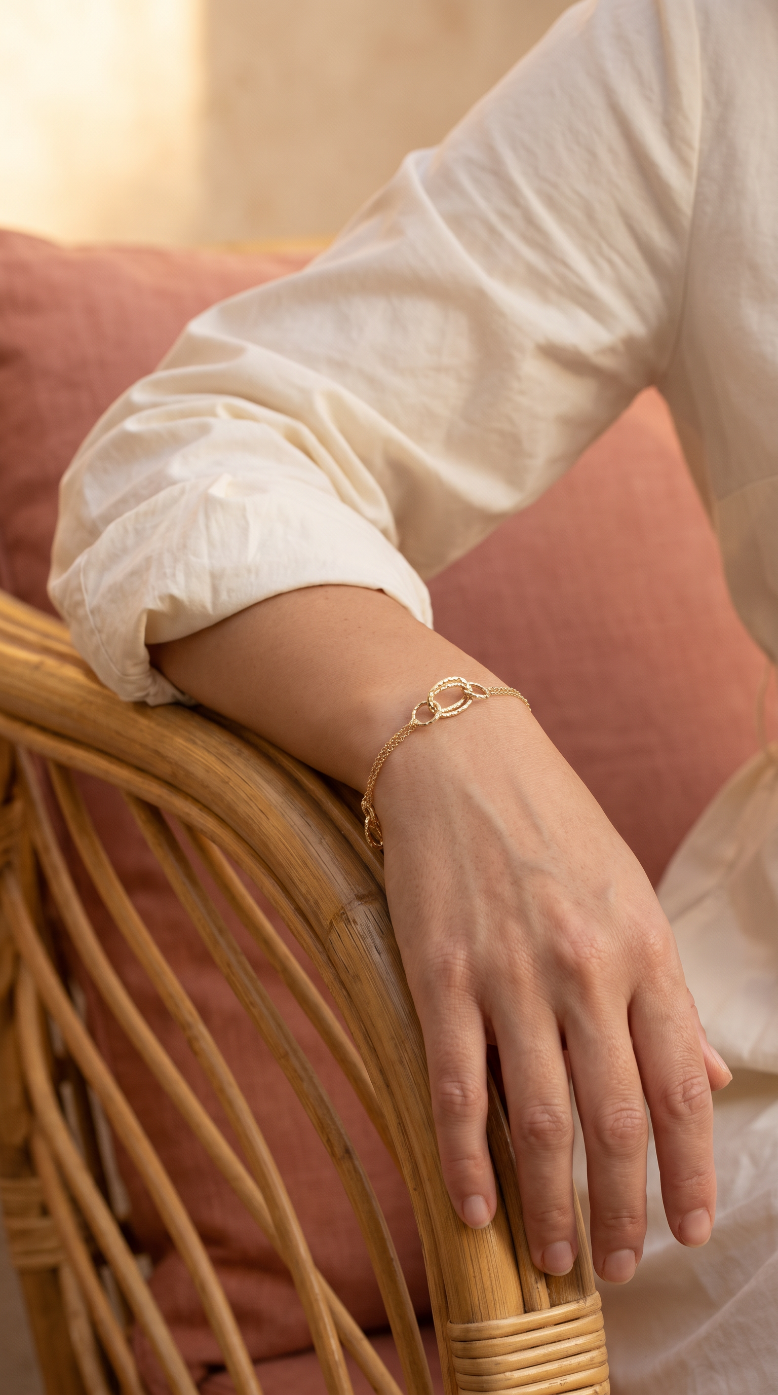 18K Yellow Gold Chain Bracelet