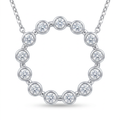 Diamond White Gold Necklace
