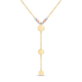 18K Multicolor Gold Chain Necklace