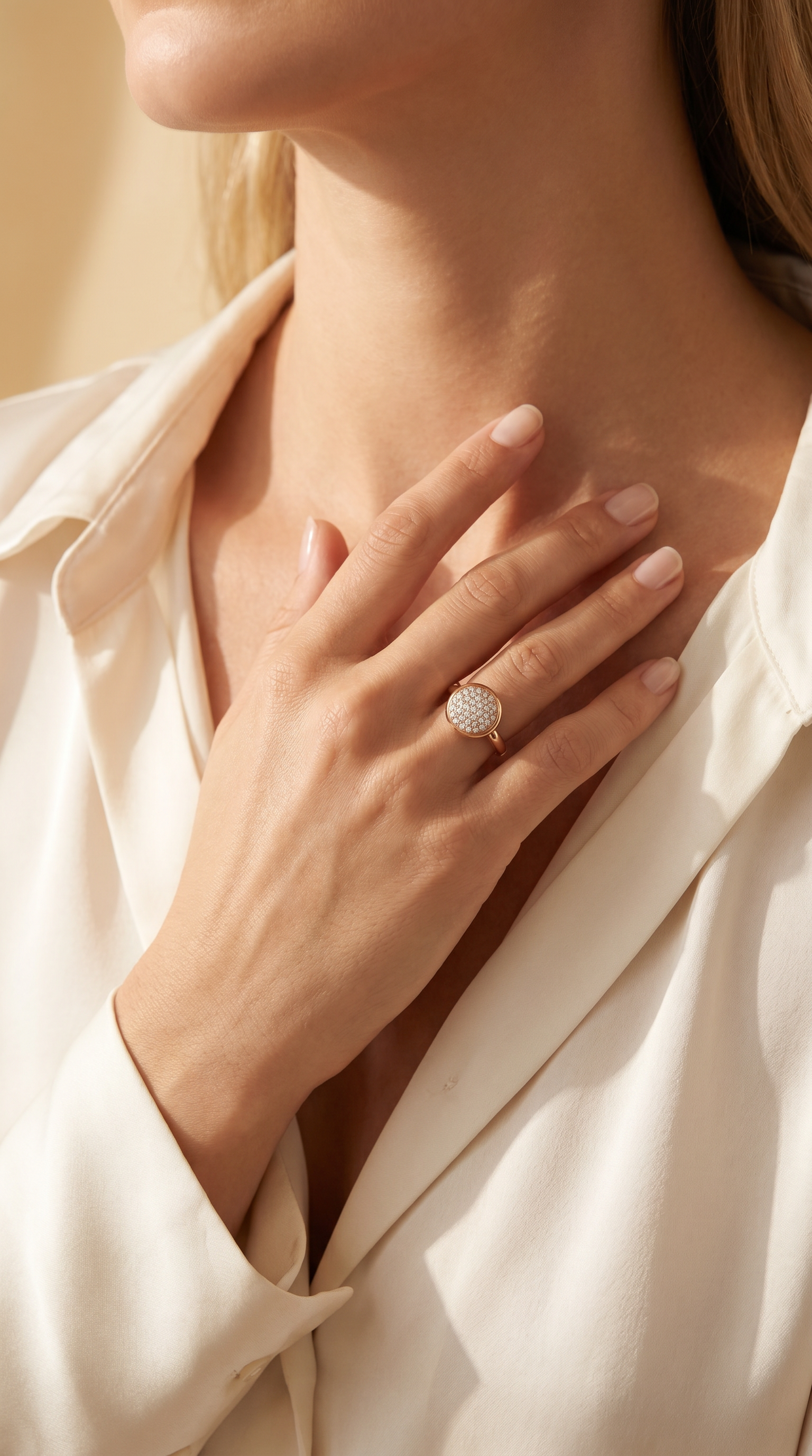 Diamond Rose Gold Ring