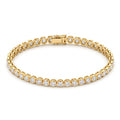 Diamond Yellow Gold Bezel Tennis Bracelet