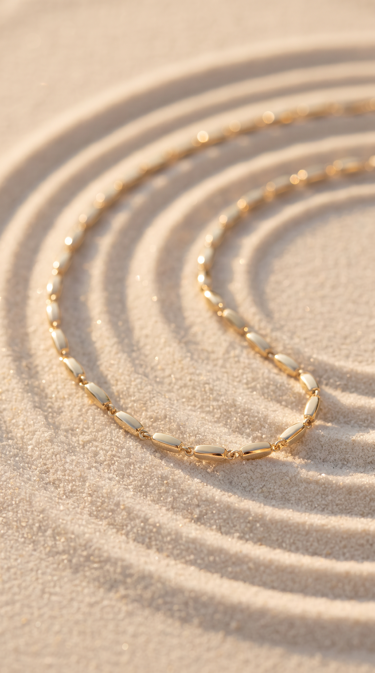 18K Yellow Gold Chain Necklace